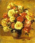 Famous Roses Paintings - Bouquet of Roses (Bouquet de roses)